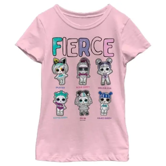 Girl's L.O.L Surprise Fierce Squad Portraits T-Shirt image {5}