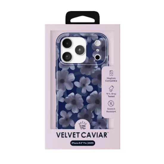 Velvet Caviar Apple iPhone 17 Pro MagSafe Phone Case - Midnight Blossom image {6}