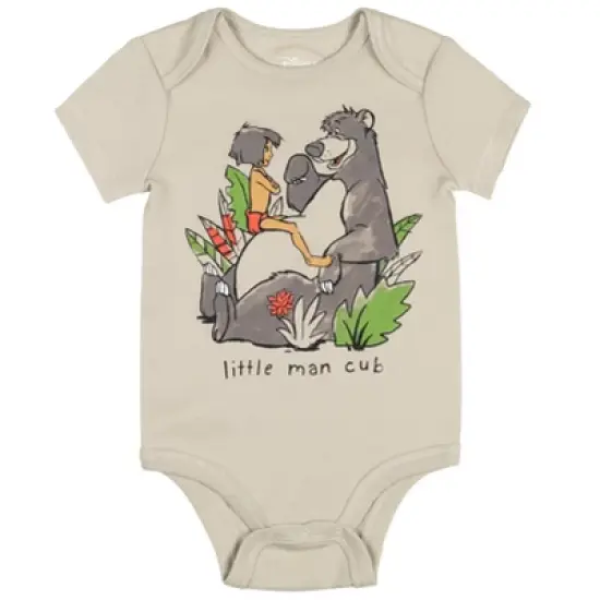 Disney Disney Classics Baloo Peter Pan Pinocchio Baby 5 Pack Bodysuits Newborn to Infant  image {5}