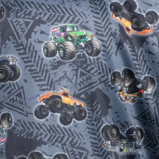 Monster Jam Graphic T-Shirt Tank Top Mesh Shorts 3 Piece Outfit Set  image {7}