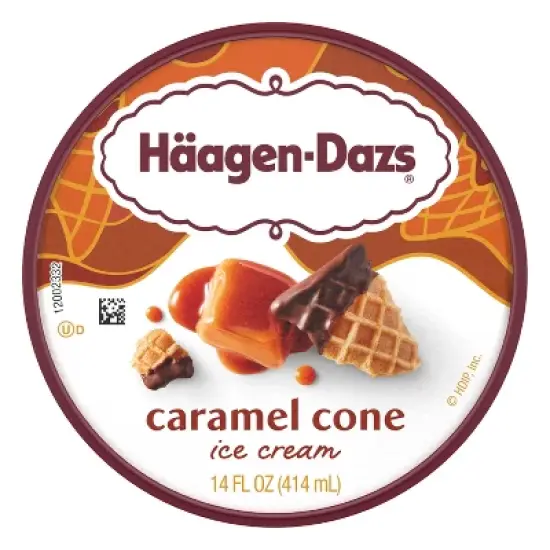 Haagen-Dazs Caramel Cone Ice Cream - 14oz image {9}
