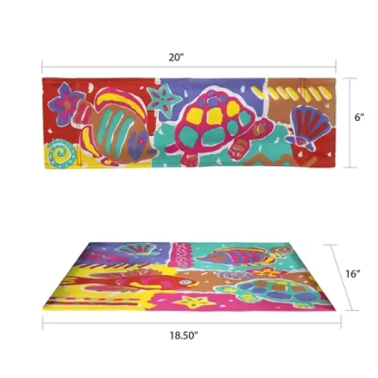 Director's Chair Replacement Canvas Passion Fish - Flora Home image {2}