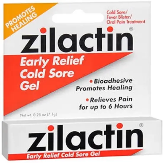 Zilactin Cold Sore Gel 0.25OZ image {3}