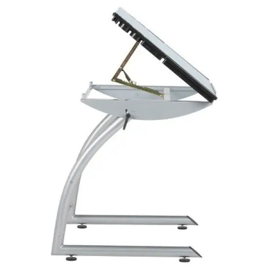 Triflex Drawing Table Soft Silver - Studio Designs image {3}