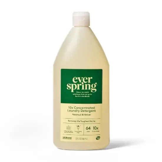Ultra-Concentrated Laundry Detergent - Patchouli & Vetiver - 32 fl oz - Everspring&trade; image {3}