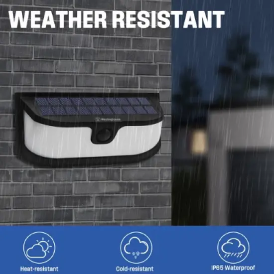 Westinghouse 1200 Lumen Solar LED Motion Activated Wall Lights &ndash; 4-Pack image {4}