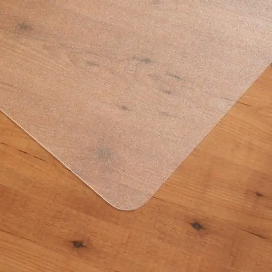30"x48" Recycled Chair Mat with Anti-Slip Backing for Hard Floors Rectangular Tinted - Floortex image {2}