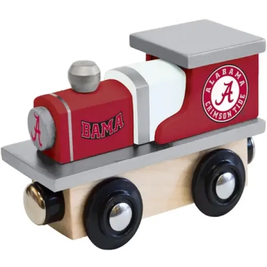 MasterPieces Officially Licensed NCAA Alabama Crimson Tide Wooden Toy Train Engine For Kids image {1}