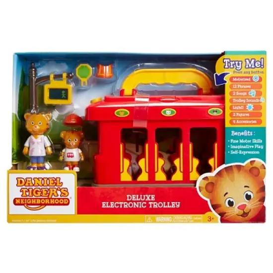 Daniel Tiger's Neighborhood Deluxe Electronic Trolley image {1}
