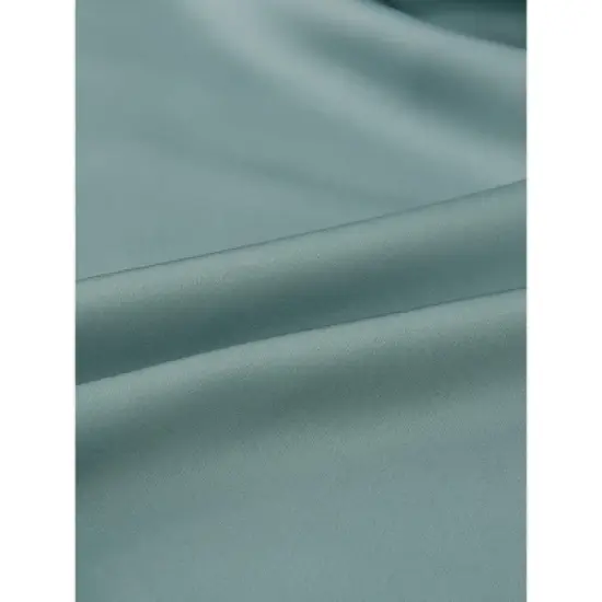 cheibear Womens Satin Lace Trim V-Neck Lingerie Short Sleeves Silky Nightgowns image {4}