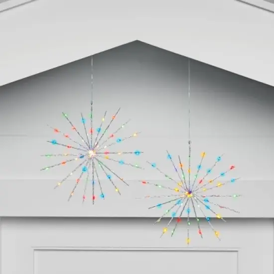 2pk Christmas LED Starburst Novelty 140 Lights Multicolor - Wondershop&trade; image {3}