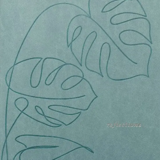 Ruled Journal 6"x8" Vegan Leather Monstera Reflections - DesignWorks Ink image {2}