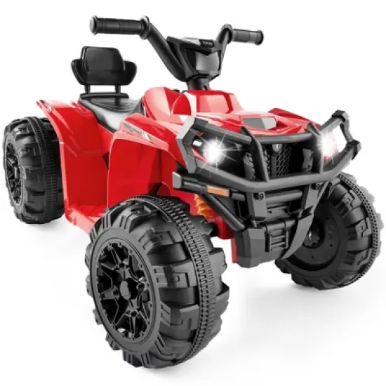 Best Choice Products 12V Kids Ride-On ATV Quad w/ Bluetooth, 2.4mph Max, Treaded Tires, LED Lights, Radio image {15}