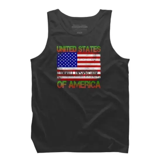 Men's Design By Humans Halloween Thrill Inspector Funny USA Military Soldier Veteran Un By TeeShirtMadness Tank Top image {5}