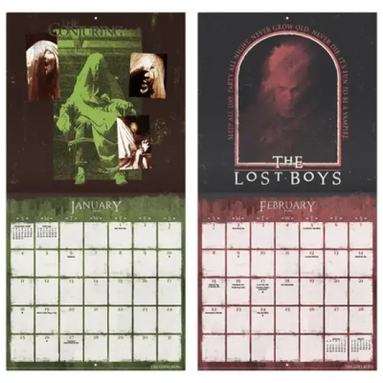 Trends International 2026 Horror Collection 12"x12" Wall Calendar image {5}