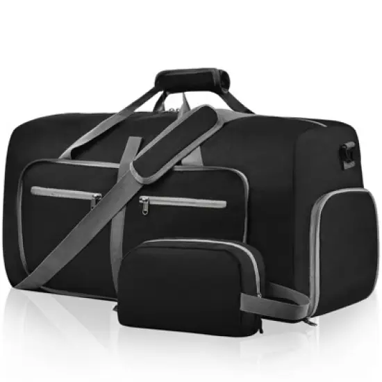 65L Duffle Bag Foldable Waterproof Travel Duffel Bags Duffle Overnight Weekend Travel Gym Bag image {9}