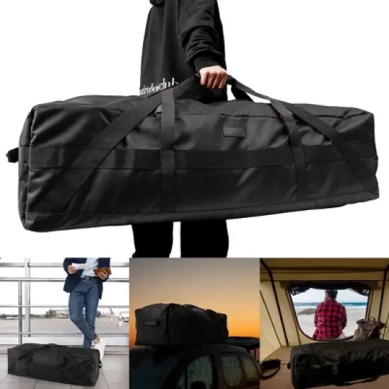 106L  Heavy Duty Extra Large Duffle with Upgrade Zipper, Durable and Water Resistant image {1}