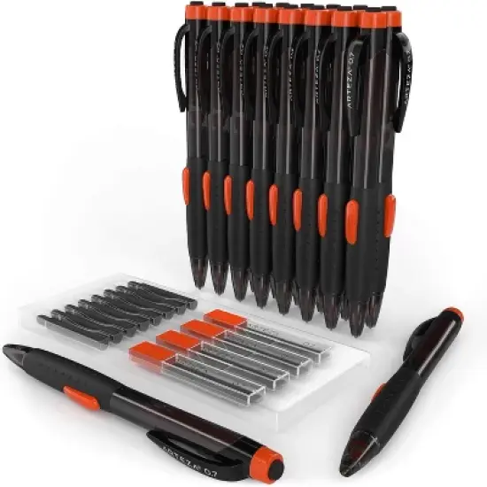 Arteza Box of #2 HB Mechanical Pencils with Refills and Erasers, 0.7mm, Number 2 Bulk Pencil School Supply - 16 Pack image {3}