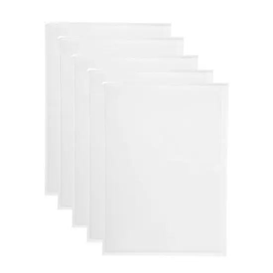 Horizontal Label Holder 12.2"x8.74" Clear 5 Pcs image {6}