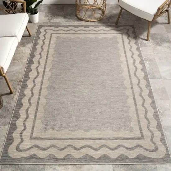 Nuloom Wrenlee Geometric Indoor/Outdoor Area Rug image {1}