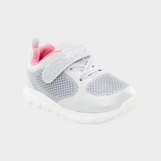 Carter's Just One You&reg;️ Baby Girls' Trainee Sneakers - Silver image {4}