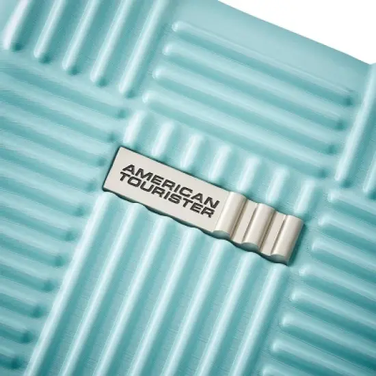 American Tourister NXT Hardside Large Checked Spinner Suitcase image {4}