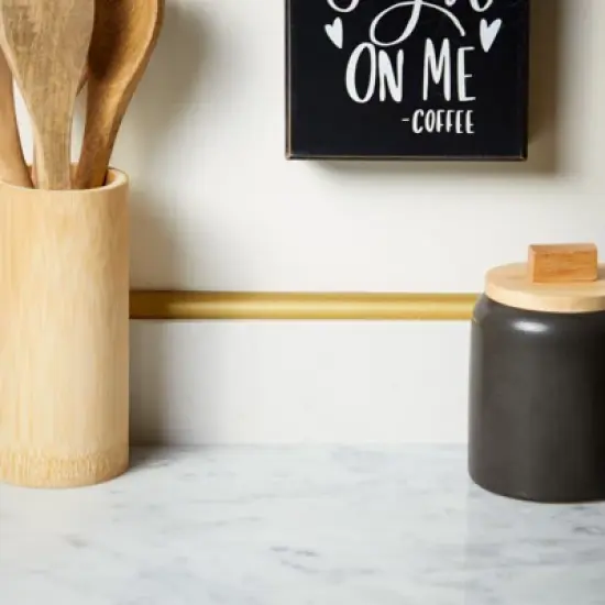 Stockroom Plus 16.5 Feet Flexible Quarter-Round Trim for Wall Edges, Self-Adhesive Peel and Stick PVC Molding, 198.0x0.8x0.5in, Gold image {1}