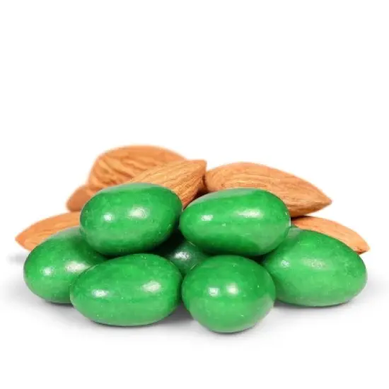 Dark Green Jordan Almonds by It's Delish, 3.5 lbs. Jumbo Container image {5}
