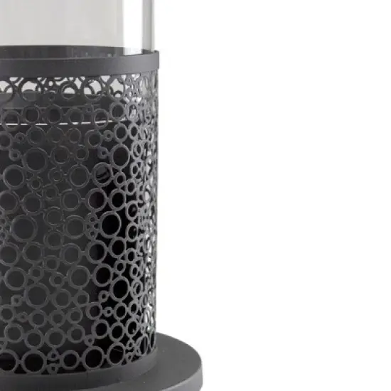 Northlight 19.75" Bio Ethanol Round Portable Tabletop Fireplace with Black Decorative Base image {3}