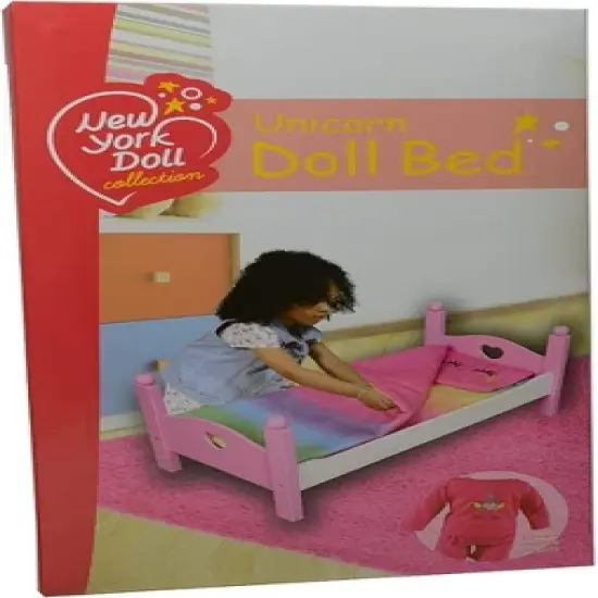 The New York Doll Collection 18 Inch Wooden Bed image {3}