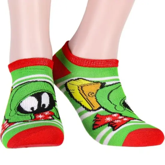 Looney Tunes Characters Striped Mix And Match Adult 5 Pack Ankle Socks Multicoloured image {3}