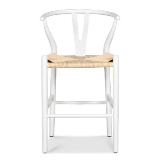 Jameson Weave Counter Height Barstool - Poly & Bark image {9}