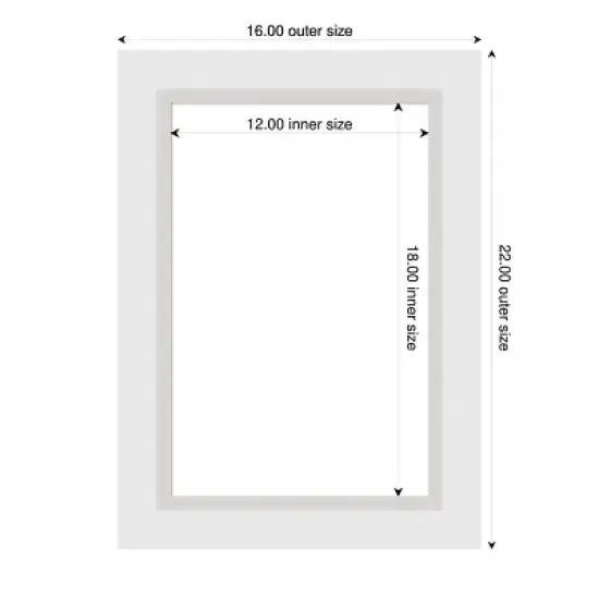 Amanti Art Blanco White Framed Dry Erase Magnetic Board image {4}