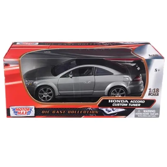 2003 Honda Accord Gray Metallic 1/18 Diecast Model Car by Motormax image {2}