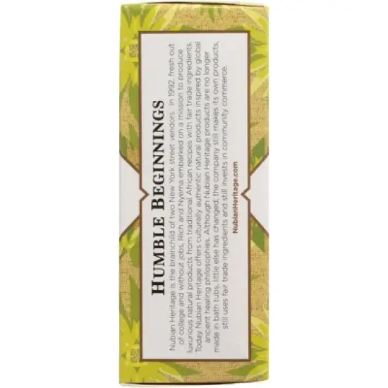 Nubian Heritage Softening and Moisturizing Indian Hemp and Haitian Vetiver Bar Soap - 5 oz image {2}
