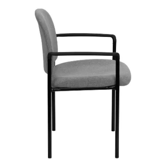Emma and Oliver Comfort Stackable Steel Side Reception Chair with Arms image {7}