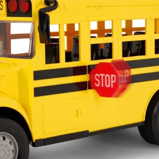 DRIVEN by Battat RC School Bus: Remote Control Vehicle for Fine Motor Skills, Battery-Powered Toy Bus image {7}
