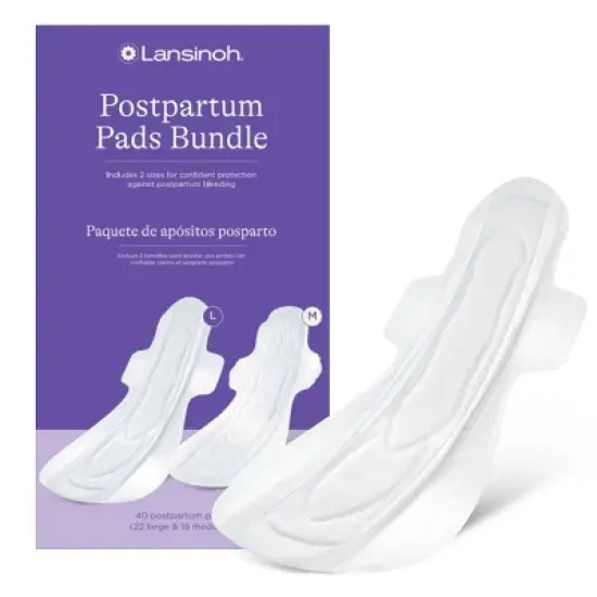 Lansinoh Postpastrum Breast Pads Bundle - 40ct image {7}
