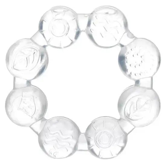 Green Sprouts Cool Ring Teether Clear 6 Months+ - 1 ct image {2}