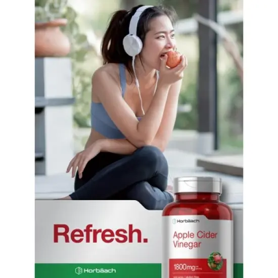 Horb&auml;ach Apple Cider Vinegar Capsules | 1800mg | 150 Pills image {6}