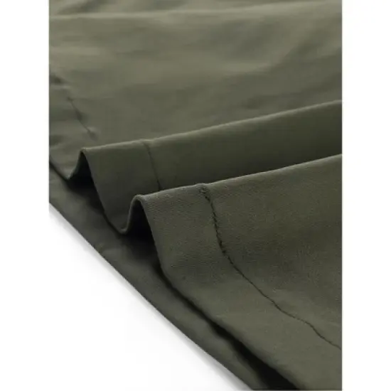 Agnes Orinda Women's Plus Size Utility Vest Cargo Pocket Drawstring Waist Sleeveless Jacket image {5}