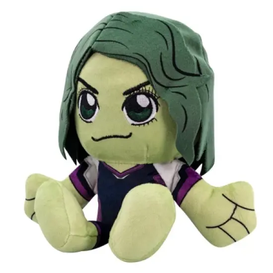 Bleacher Creatures Marvel She Hulk 8" Kuricha Sitting Plush image {1}