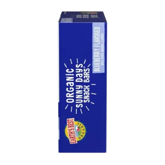 Earth's Best Organic Blueberry Toddler Snack Bars Sesame Street Sunny Days - 7ct image {3}