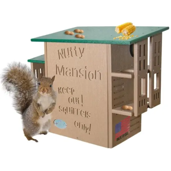 JCS Wildlife Nutty Mansion Squirrel House &ndash; Spacious, Durable, and Eco-Friendly Shelter for Backyard Wildlife image {11}