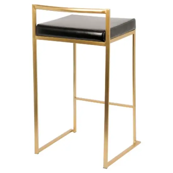 Set of 2 27" Fuji Contemporary Counter Height Barstool - Lumisource image {3}