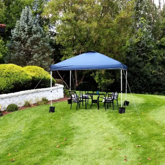 Sunnydaze Premium Pop-Up Canopy with Rolling Carry Bag and Sandbags image {7}