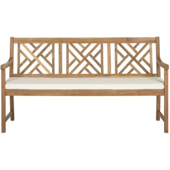 Bradbury 3 Seat Bench - Outdoor - Safavieh image {8}