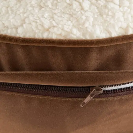 Kensington Garden Scout Deluxe Round Dog Bed - Latte/Birch image {4}