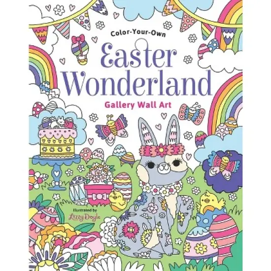 Easter Wonderland: Coloring Book - (Gallery Wall Art) - by Lizzie Doyle (Paperback) image {1}