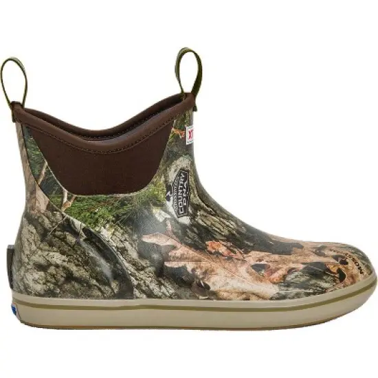 Men's Xtratuf Ankle Deck Boot, XMABMDNA, Camo image {6}